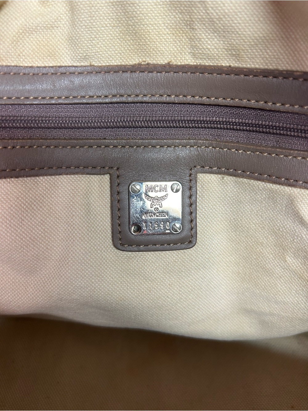MCM Limited Edition “Princess Lion” Visetos Boston Bowler Bag - Picture 11 of 16